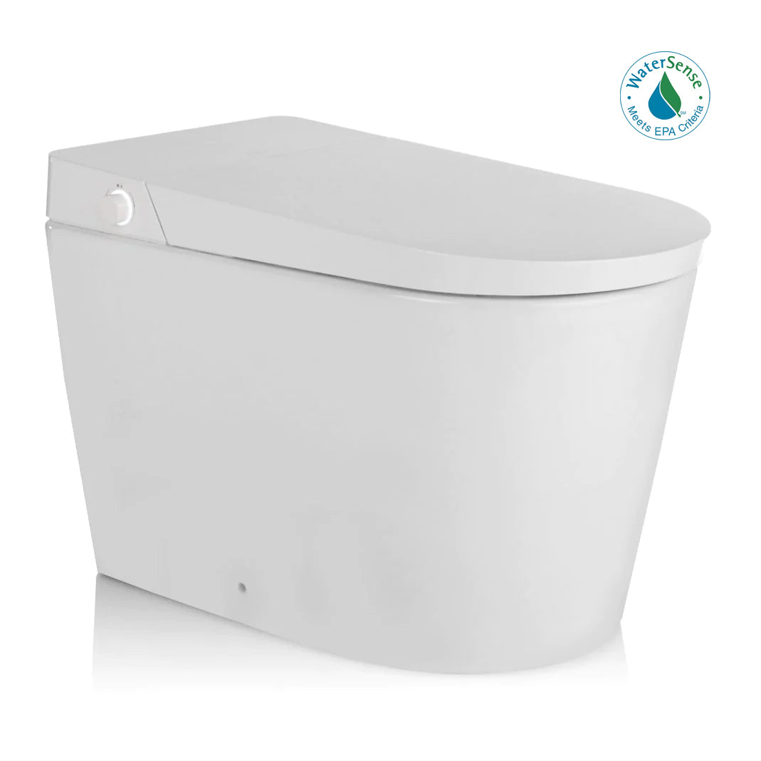 ALPHA BIDET, Alpha UXT Pearl Bidet Toilet Combination | ADA Chair Height 1.28 GPF