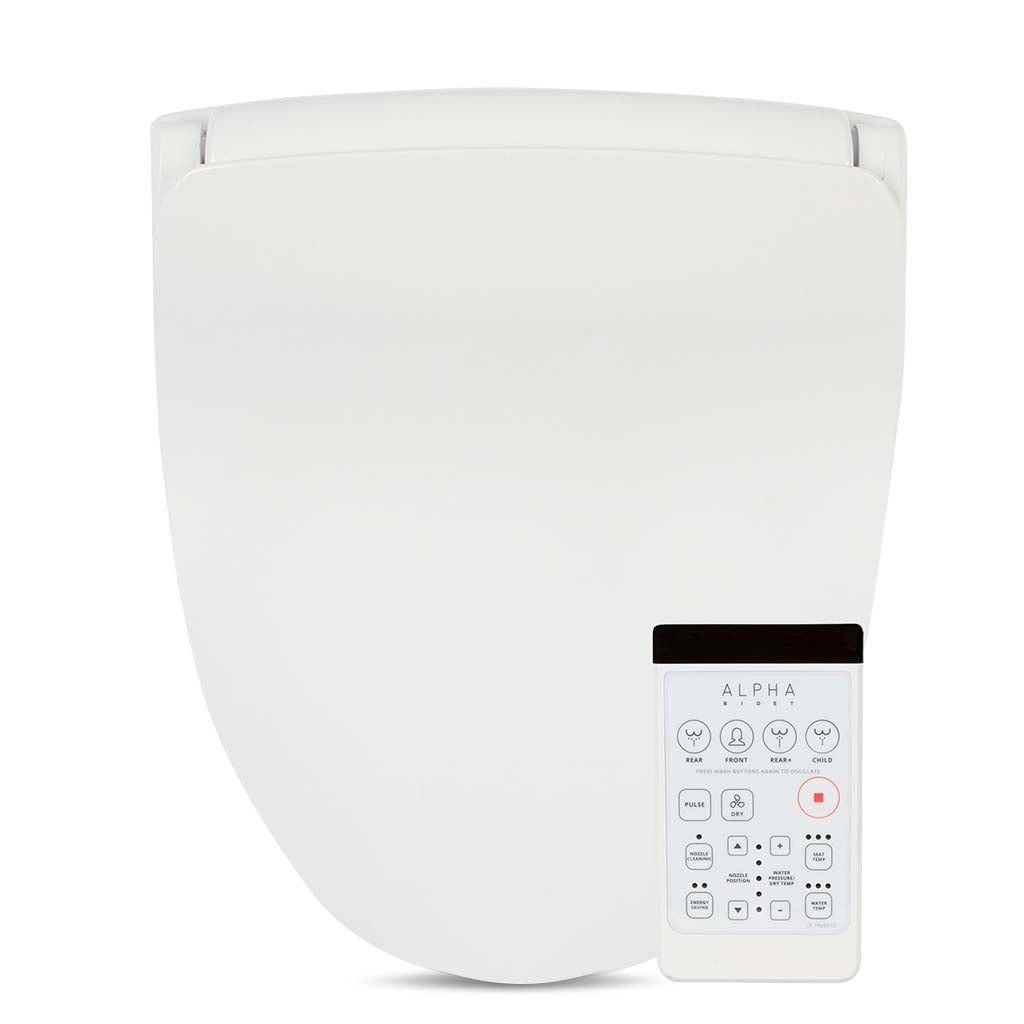 ALPHA BIDET, Alpha iX Hybrid Bidet Toilet Seat w/ Remote