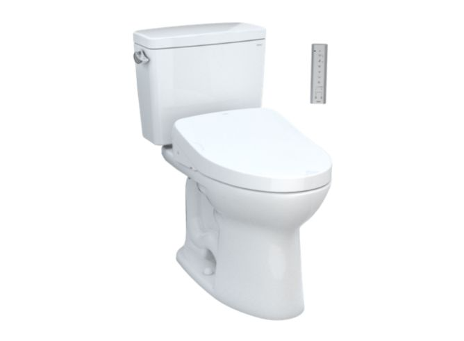 TOTO, DRAKE WASHLET+ S500E TWO-PIECE TOILET 1.28 GPF UNIVERSAL HEIGHT