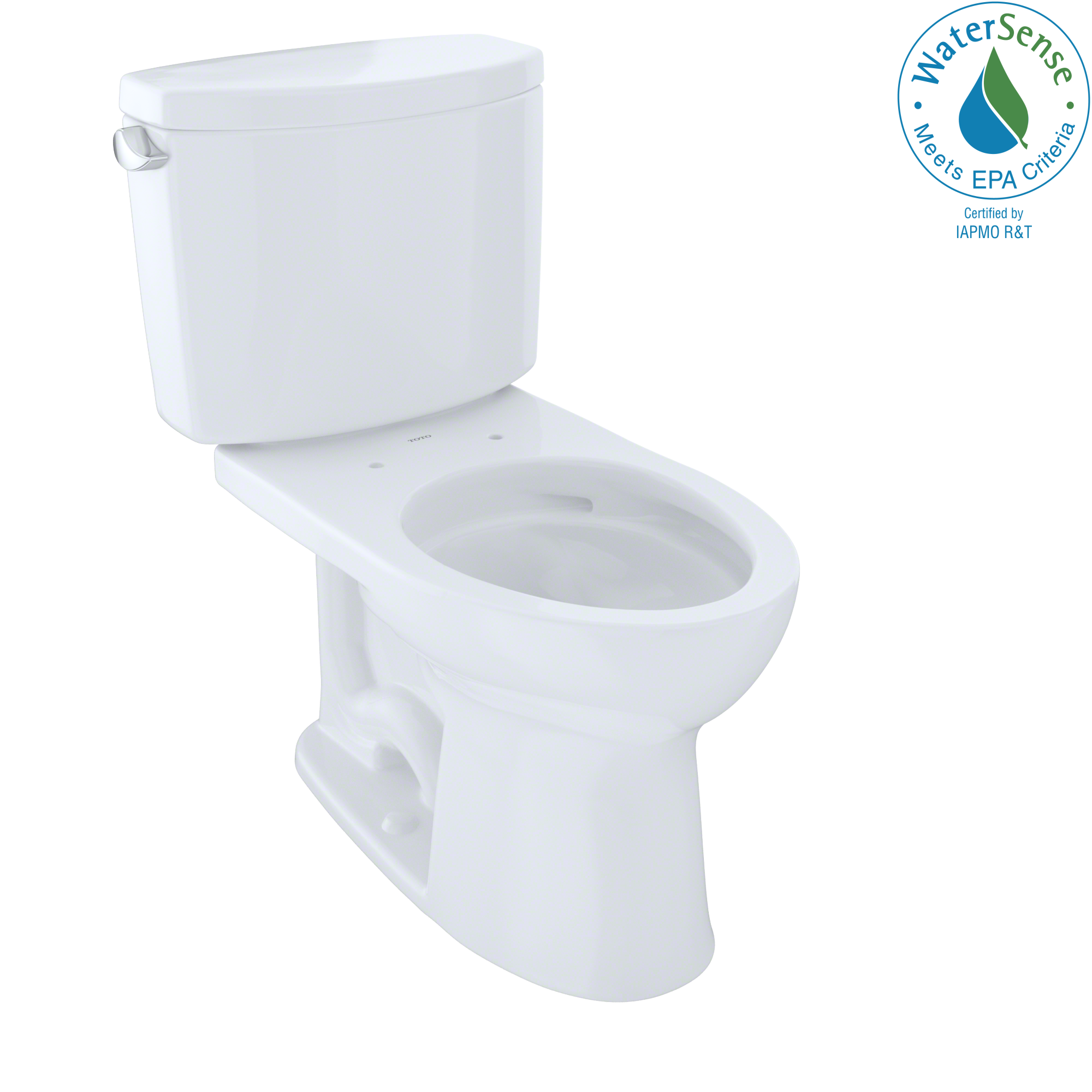 TOTO, DRAKE® II CST454CEFG#01 TWO-PIECE TOILET, 1.28 GPF, ELONGATED BOWL - No Seat