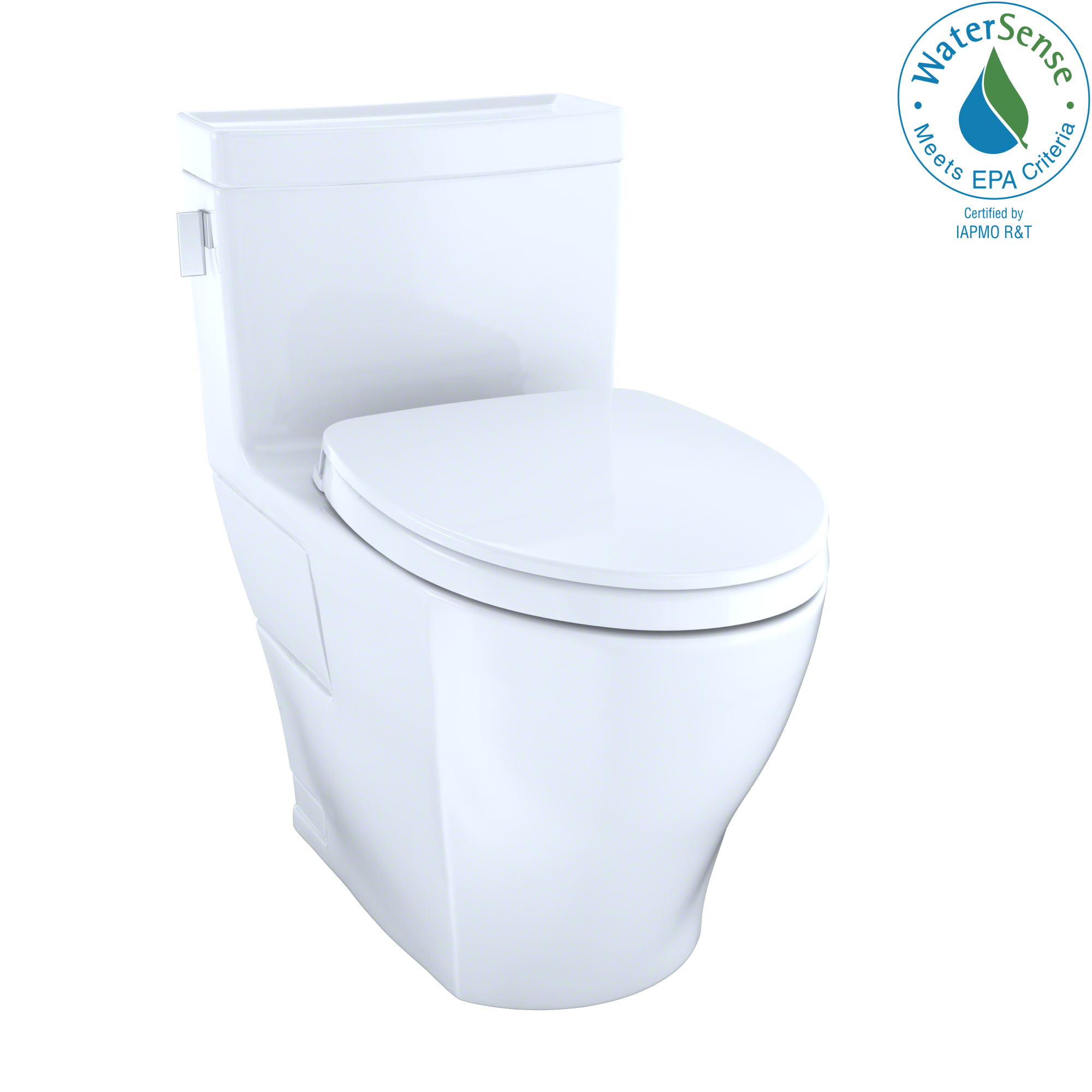 TOTO, LEGATO™ MS624124CEFG#01 ONE-PIECE TOILET, 1.28GPF, ELONGATED BOWL - WASHLET®+ CONNECTION - SoftClose Seat Included