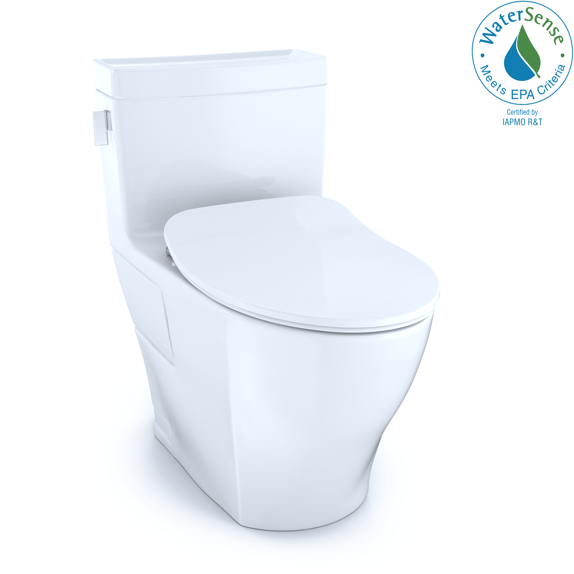 TOTO, LEGATO™ MS624234CEFG#01 ONE-PIECE TOILET, 1.28GPF, ELONGATED BOWL - WASHLET®+ CONNECTION - Slim SoftClose Seat Included