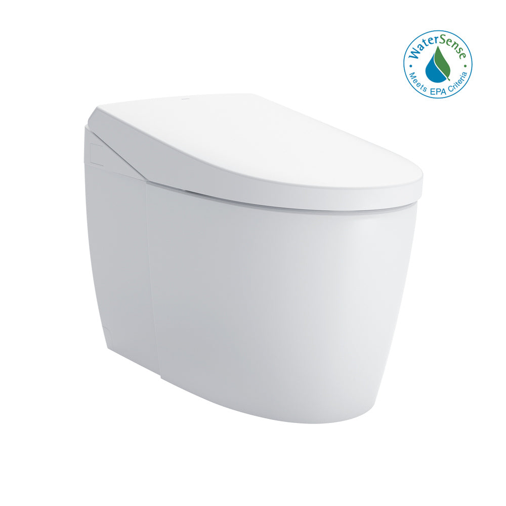 TOTO, NEOREST AS MS8551CUMFG#01 Dual Flush 1.0 or 0.8 GPF Toilet with Integrated Bidet Seat and EWATER+, Cotton White