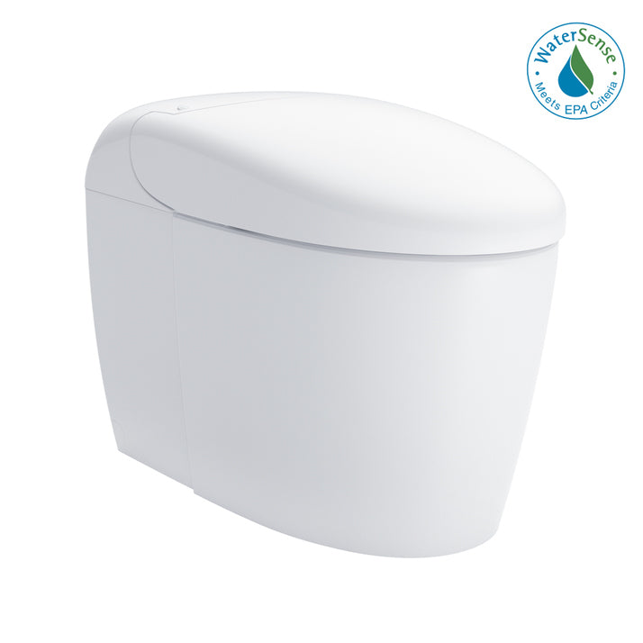 TOTO, NEOREST RS Dual Flush 1.0 or 0.8 GPF Toilet with Integrated Bidet Seat and EWATER+, Cotton White - MS8341CUMFG#01