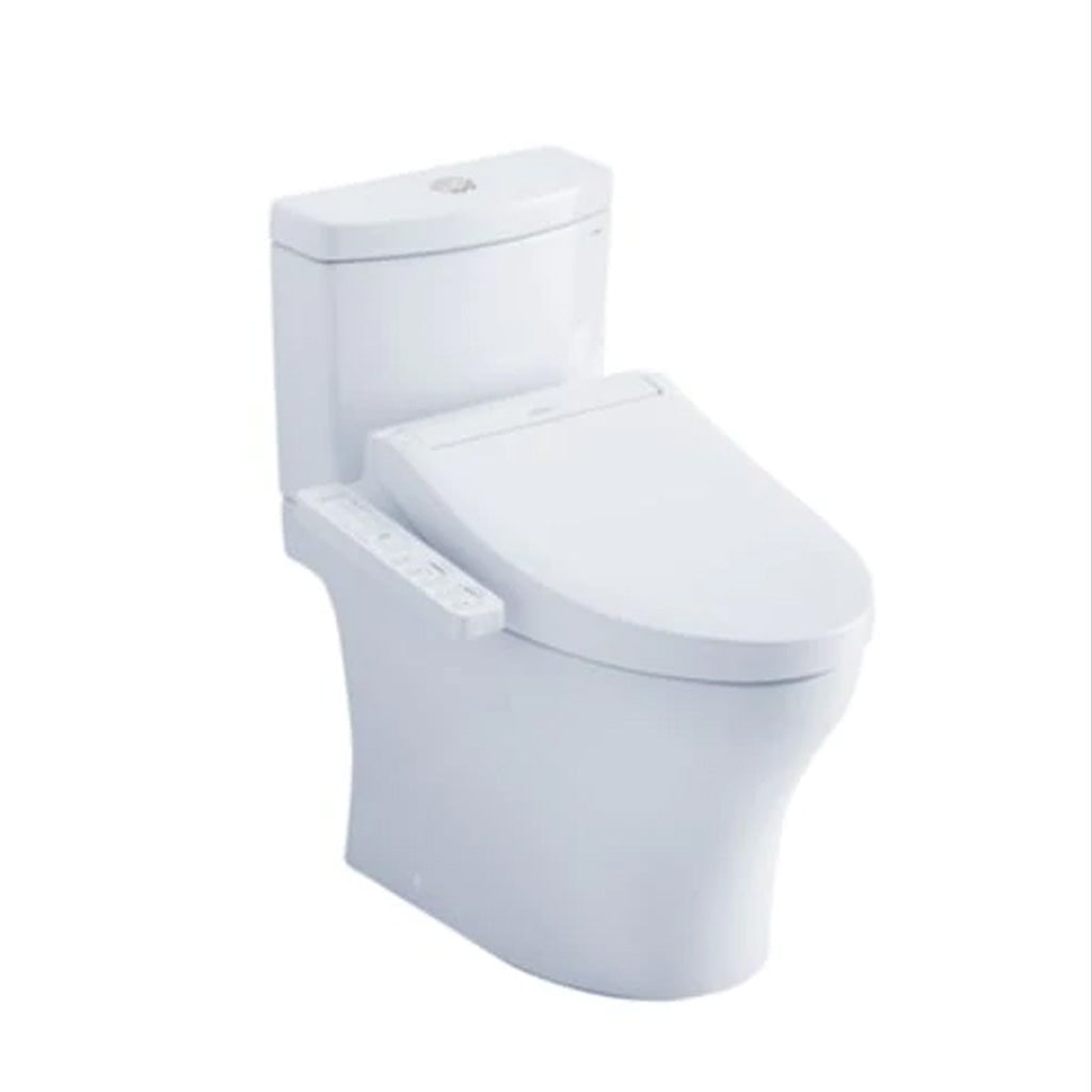 TOTO, TOTO AQUIA IV 1G WASHLET+ C2 TWO-PIECE TOILET 1.0 GPF & 0.8 GPF UNIVERSAL HEIGHT